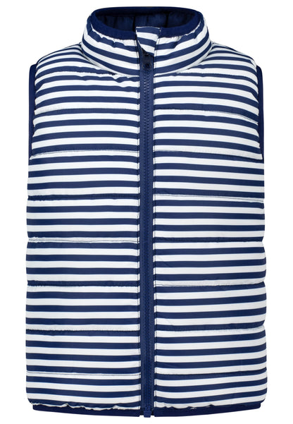 Salt and Pepper Wende-Steppweste Feuerwehr true navy - Musterteil