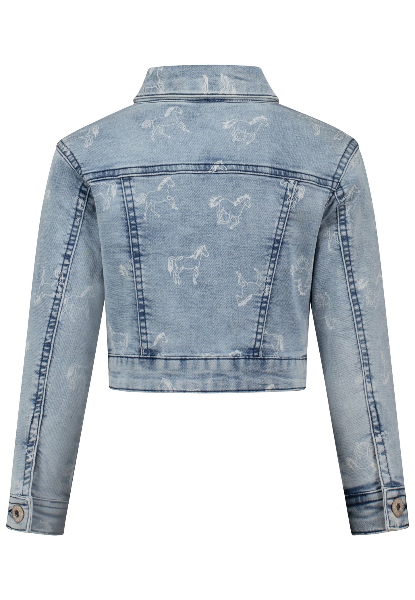 Salt and Pepper Jeansjacke Pferde allover light blue - Musterteil