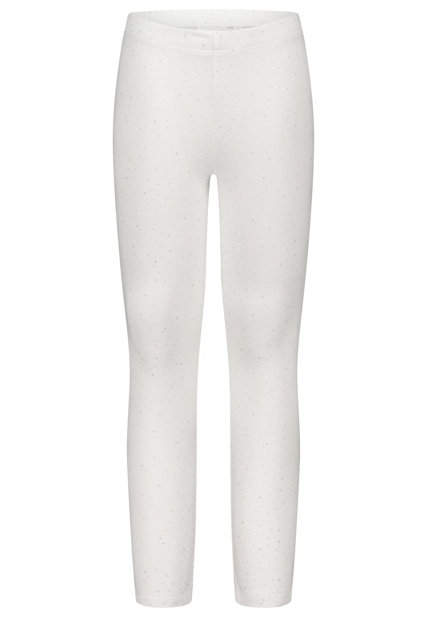 Topo Basic Legging Glitzerpünktchen creme - Musterteil