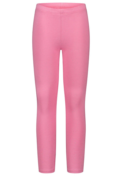 Topo Basic Legging Glitzerpünktchen pink - Musterteil