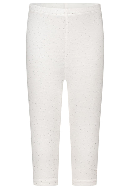 Topo Basic Caprilegging Glitzerpünktchen creme - Musterteil