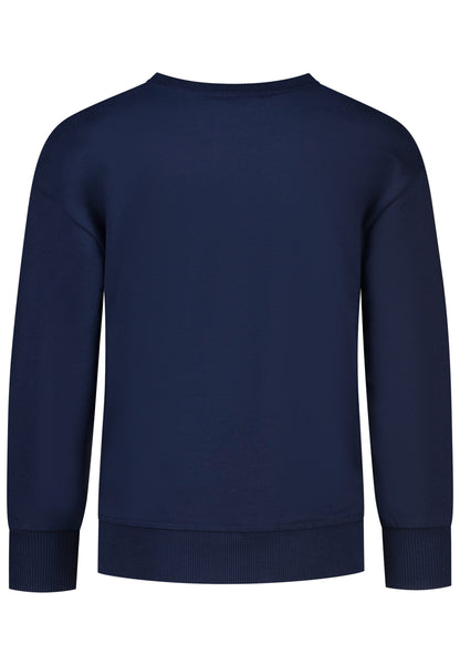 Salt and Pepper Sweaty Pferd Pailletten true navy