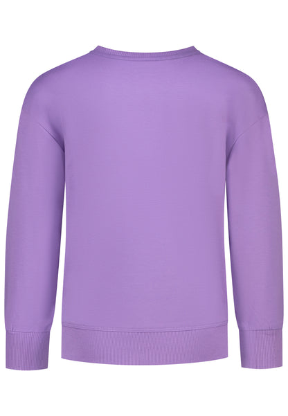 Salt and Pepper Sweaty Pferdekopf Pailletten tulip violet - Musterteil