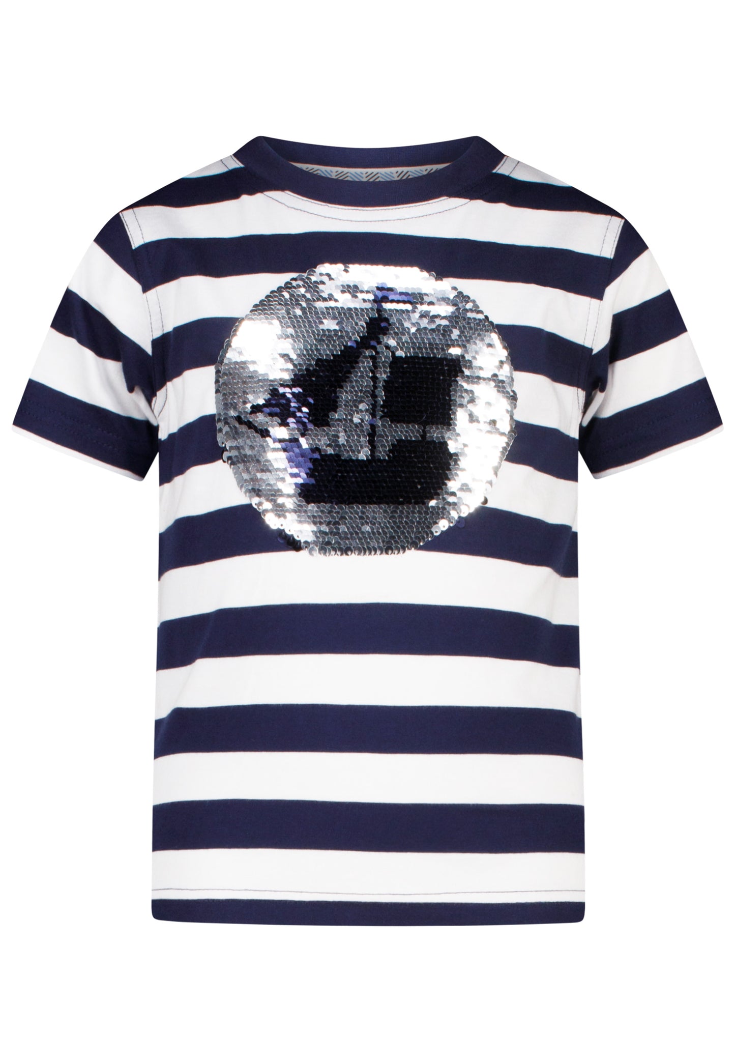 Salt and Pepper T-Shirt Piratenschiff Wendepailletten true navy - Musterteil