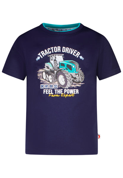 Salt and Pepper T-Shirt Traktor Driver true navy - Musterteil