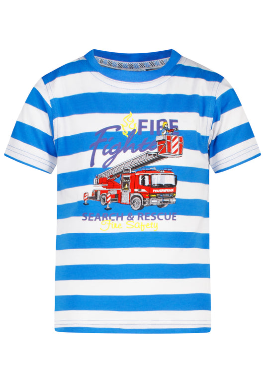 Salt and Pepper T-Shirt Feuerwehr Streifen union blue - Musterteil