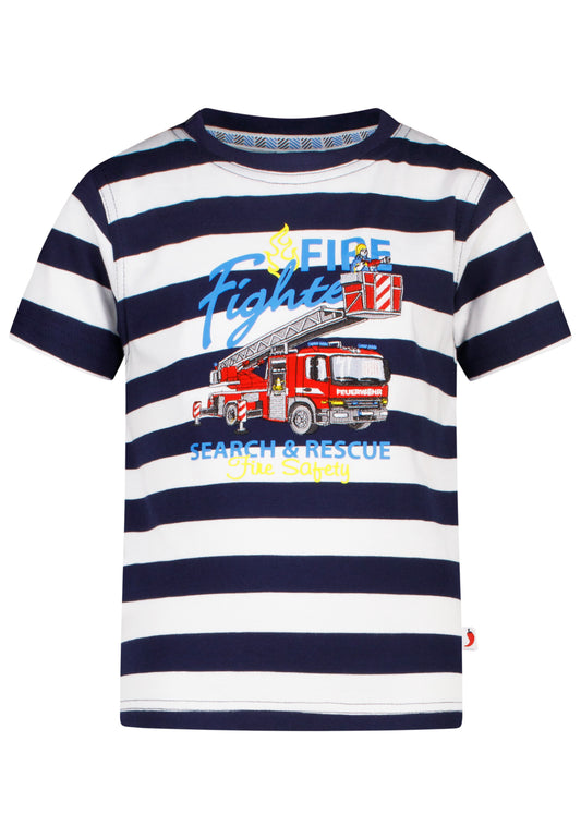 Salt and Pepper T-Shirt Feuerwehr Streifen true navy - Musterteil