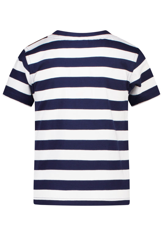 Salt and Pepper T-Shirt Feuerwehr Streifen true navy - Musterteil