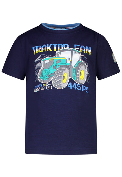 Salt and Pepper T-Shirt Traktor Fan Rückenprint true navy - Musterteil