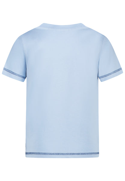 Salt and Pepper T-Shirt Schaufelbagger faded blue