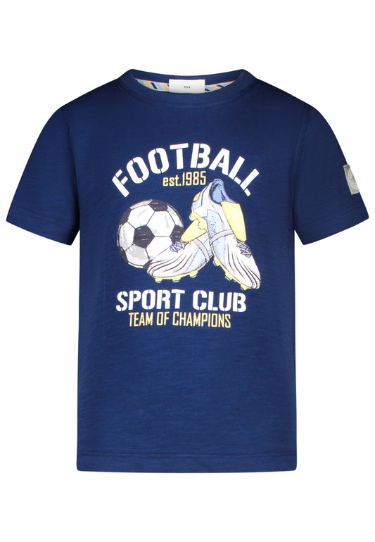 Salt and Pepper T-Shirt Fußball Football Rückenprint midnight blue - Musterteil