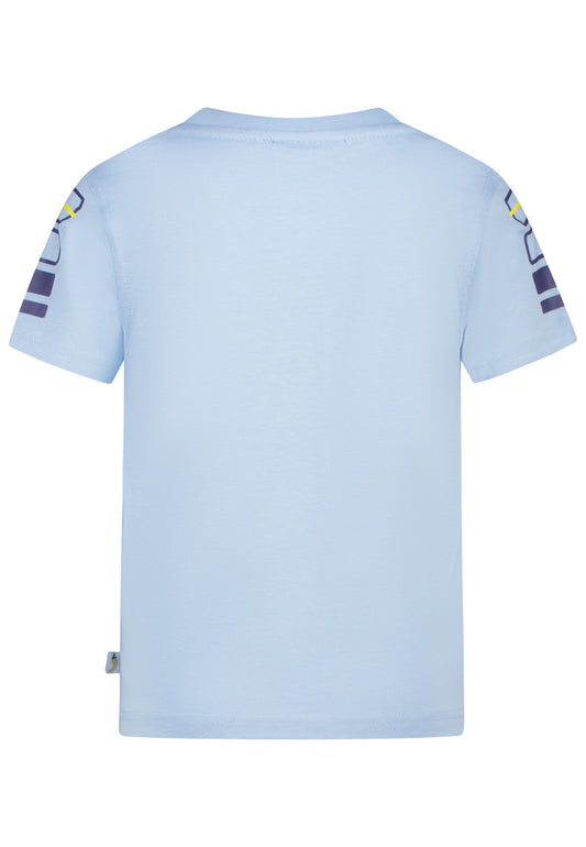 Salt and Pepper T-Shirt Feuerwehr (Motiv leuchtet) faded blue - Musterteil