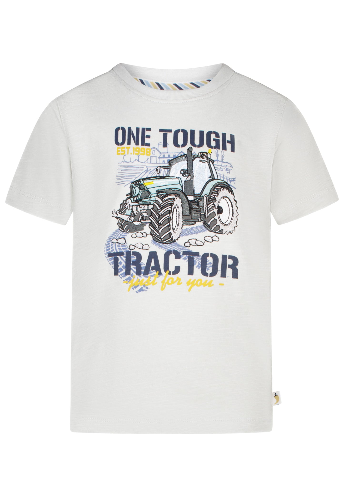 Salt and Pepper T-Shirt Tough Tractor sky grey - Musterteil