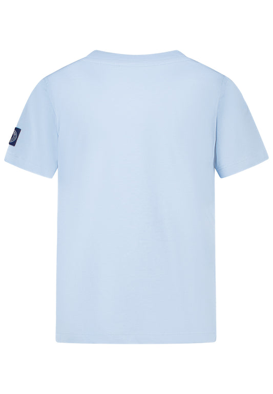 Salt and Pepper T-Shirt Feuerwehr Drehleiter faded blue