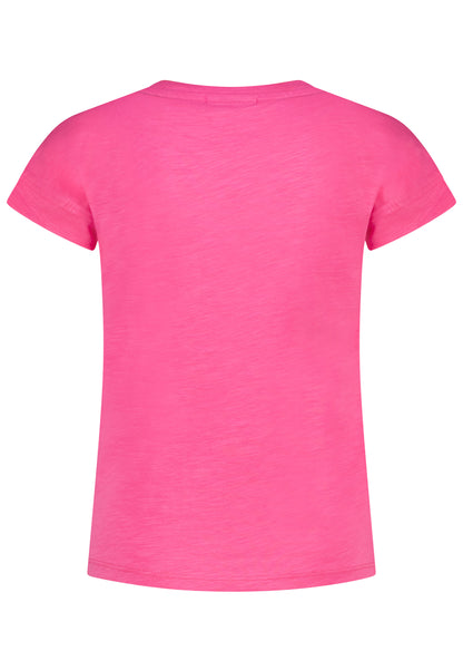 Salt and Pepper T-Shirt Pferd Pailletten shocking pink - Musterteil