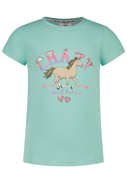 Salt and Pepper T-Shirt Pferde Crazy spring green - Musterteil