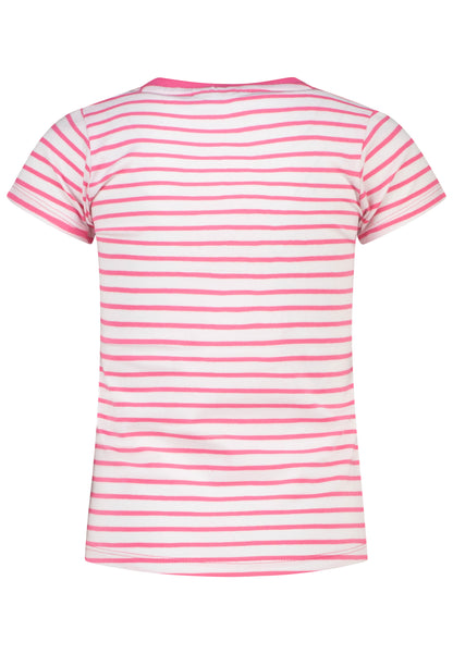 Salt and Pepper T-Shirt Pferde Streifen shocking pink - Musterteil 26