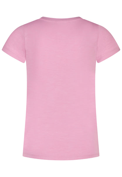 Salt and Pepper T-Shirt Vogel Kolibri bright orchid