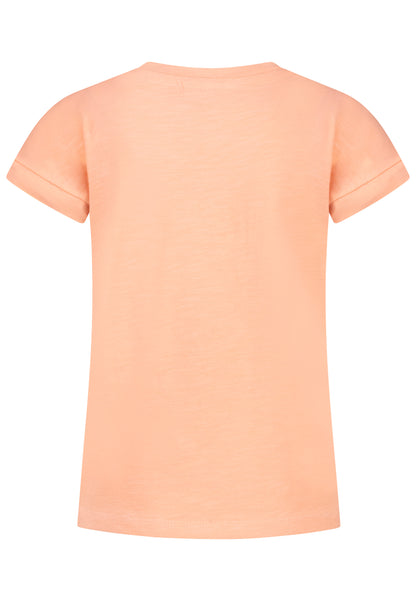 Salt and Pepper T-Shirt Zebra peach parfait