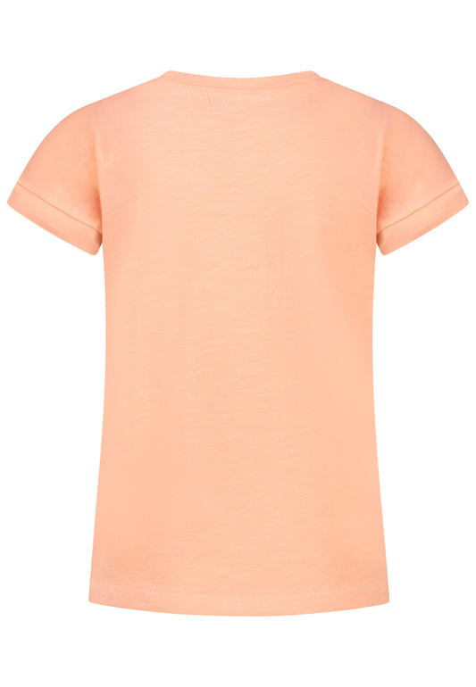 Salt and Pepper T-Shirt Zebra peach parfait