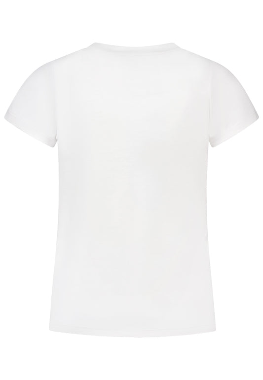 Salt and Pepper T-Shirt Schmetterling weiß