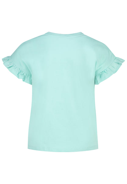 Salt and Pepper T-Shirt 2 Einhörner opal green - Musterteil