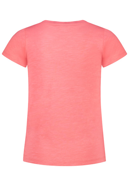 Salt and Pepper T-Shirt Beach please flamingo pink