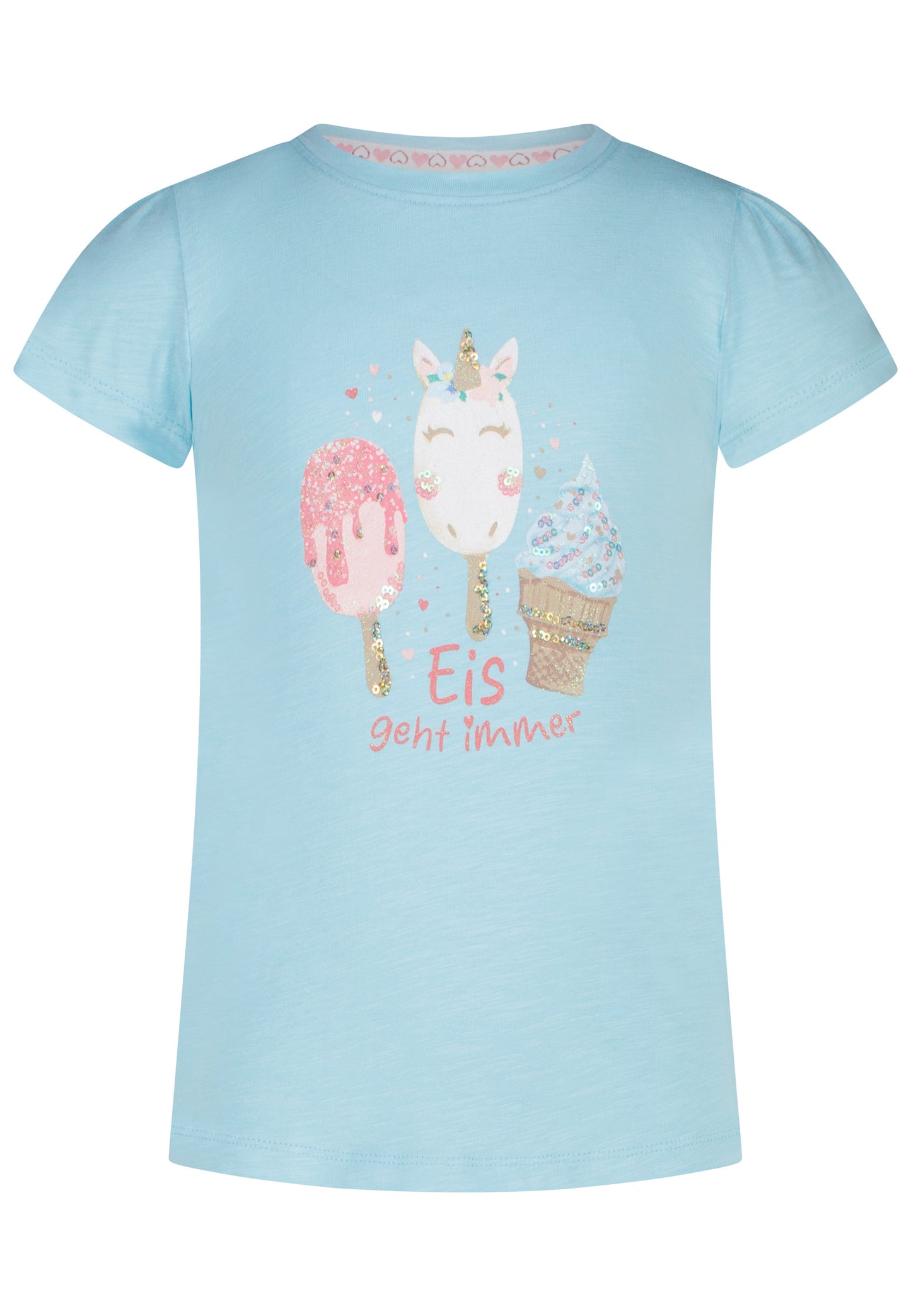 Salt and Pepper T-Shirt Eis geht immer aqua blue - Musterteil