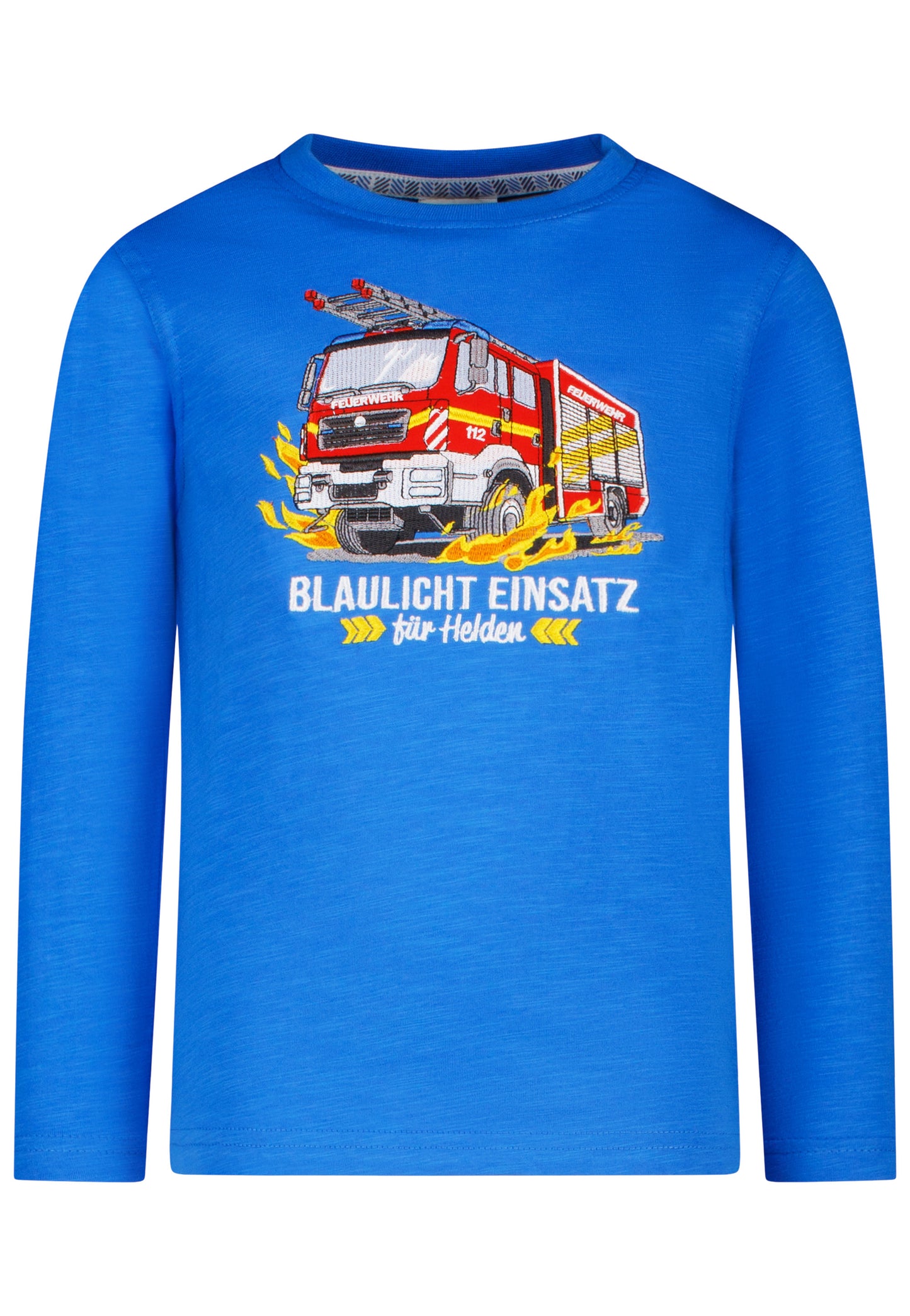 Salt and Pepper Shirt Feuerwehr Blaulichteinsatz union blue - Musterteil