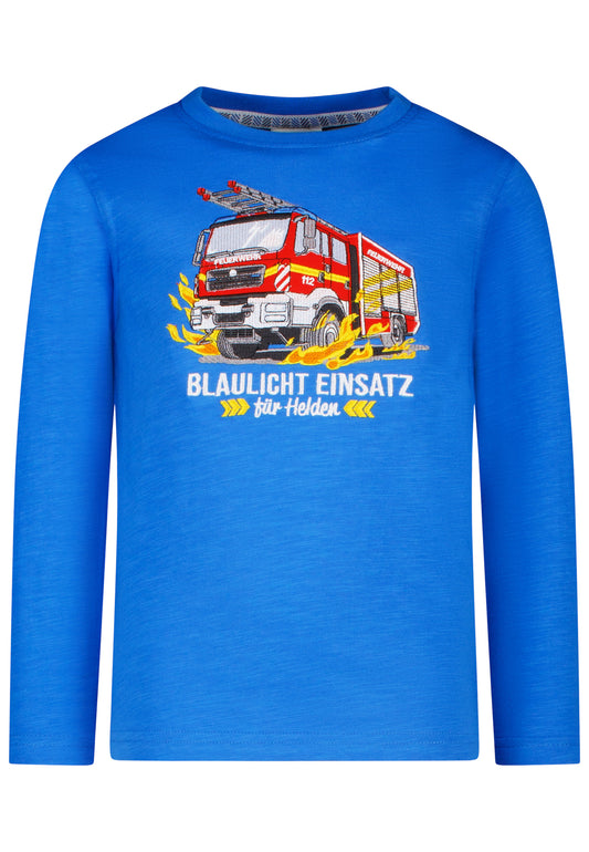 Salt and Pepper Shirt Feuerwehr Blaulichteinsatz union blue - Musterteil