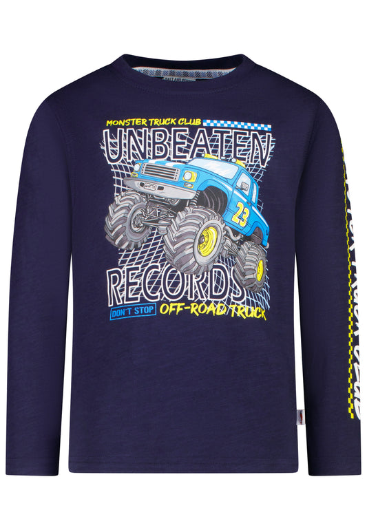 Salt and Pepper Shirt Monster Truck true navy - Musterteil