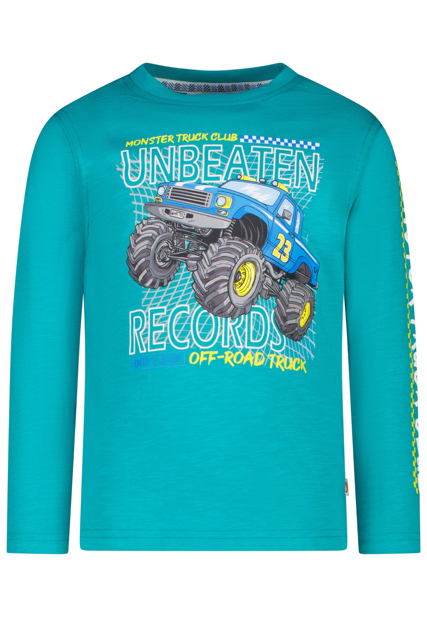 Salt and Pepper Shirt Monster Truck golf green - Musterteil