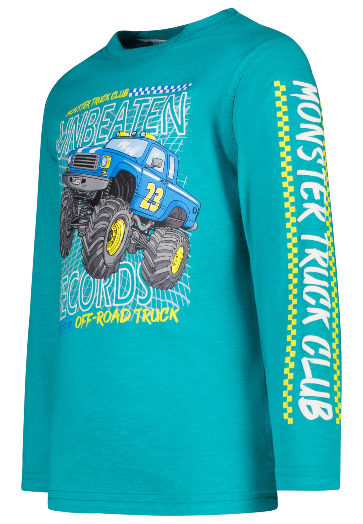 Salt and Pepper Shirt Monster Truck golf green - Musterteil