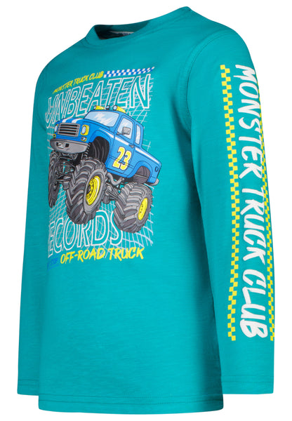 Salt and Pepper Shirt Monster Truck golf green - Musterteil