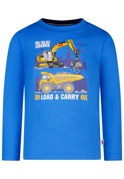 Salt and Pepper Shirt Baustelle Schaufelbagger union blue - Musterteil