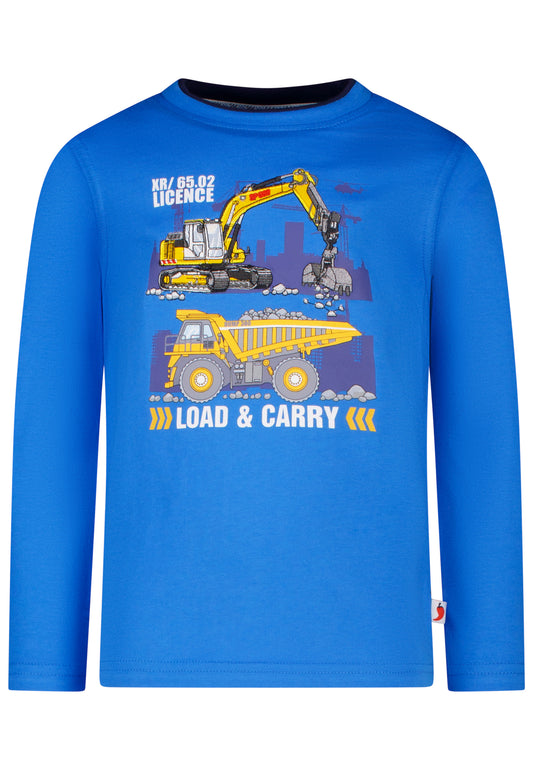 Salt and Pepper Shirt Baustelle Schaufelbagger union blue - Musterteil