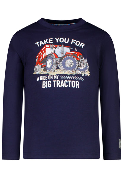 Salt and Pepper Shirt Big Tractor true navy - Musterteil