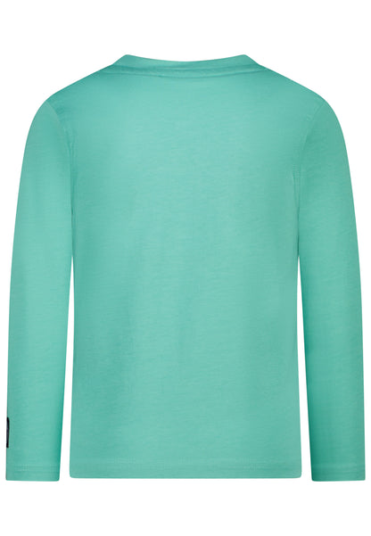 Salt and Pepper Shirt Big Tractor jungle green - Musterteil