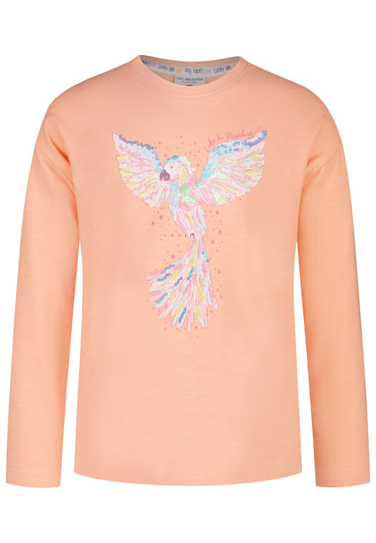 Salt and Pepper Shirt Vogel Phönix peach parfait