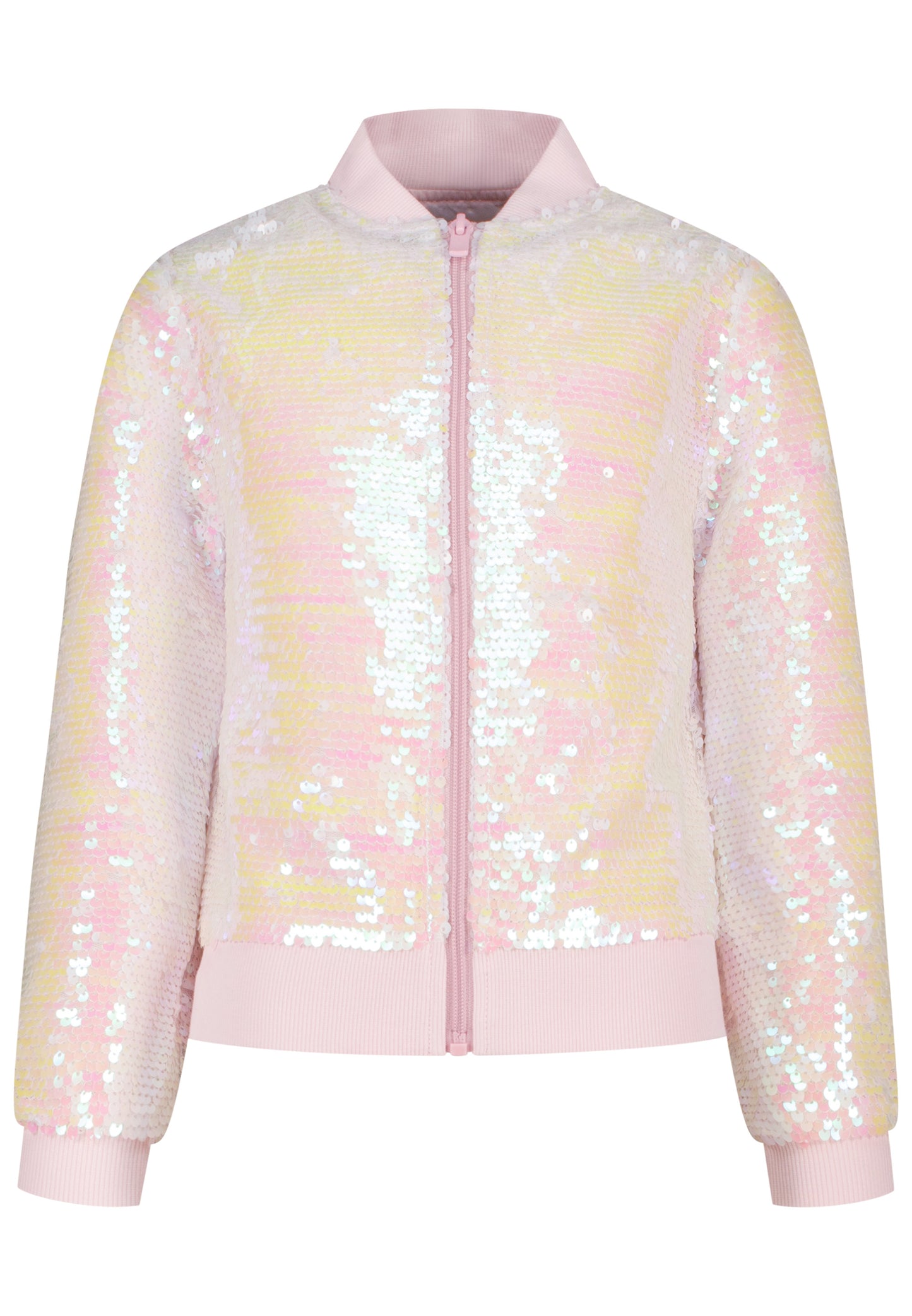 Salt and Pepper Paillettenjacke orchid rose - Musterteil