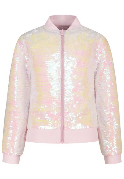Salt and Pepper Paillettenjacke orchid rose - Musterteil