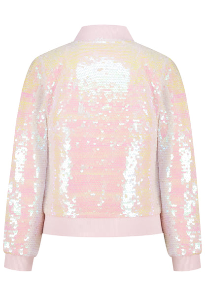 Salt and Pepper Paillettenjacke orchid rose - Musterteil