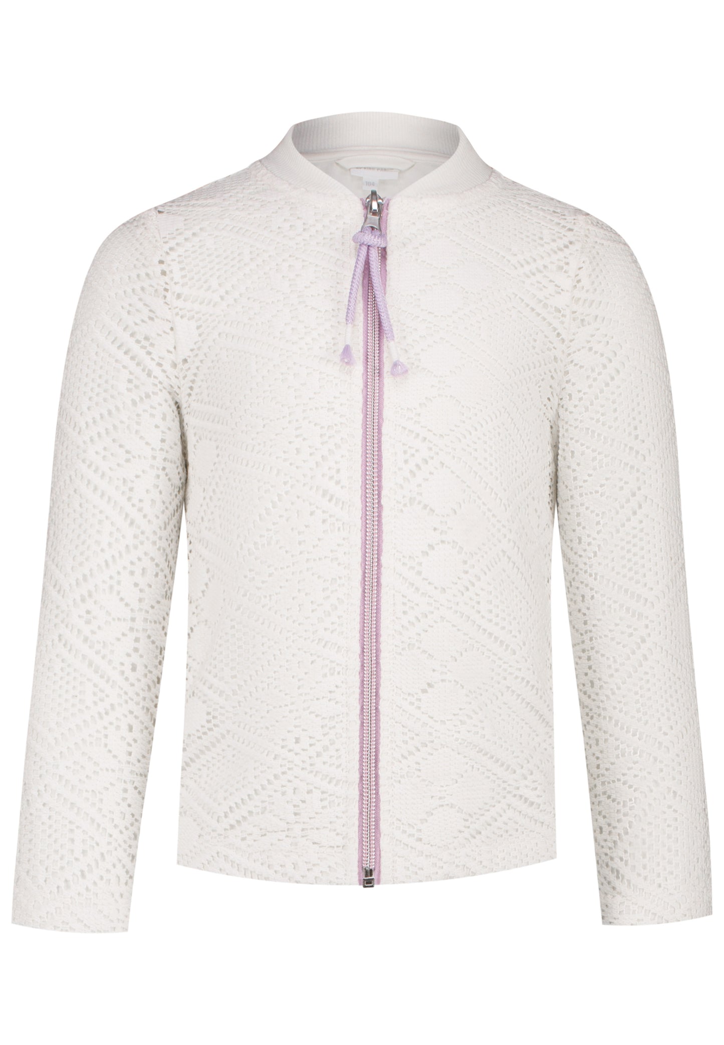 Salt and Pepper Häkel-Sweatjacke off-white - Musterteil