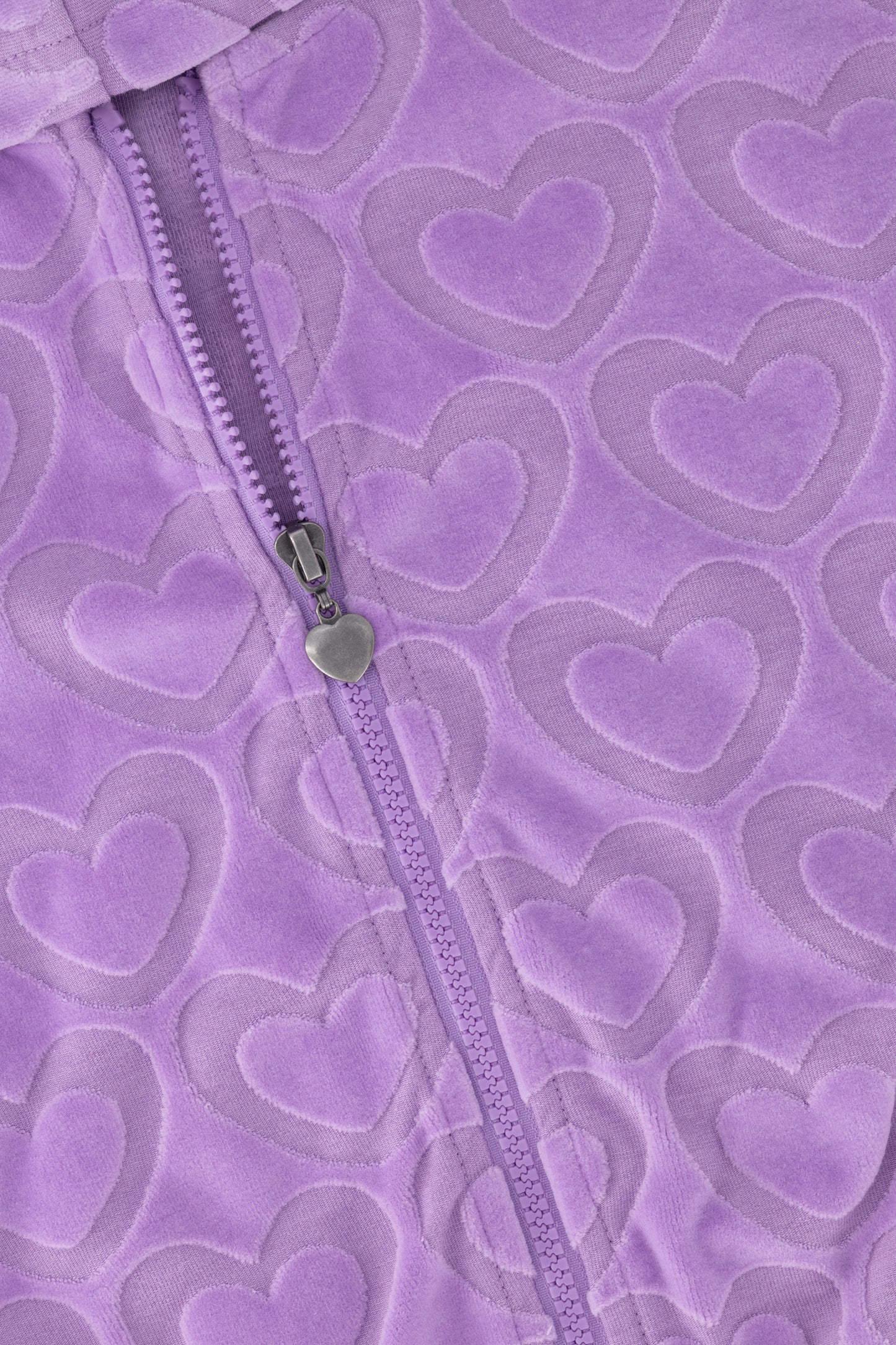 Salt and Pepper Sweatjacke Herzen pure lilac - Musterteil