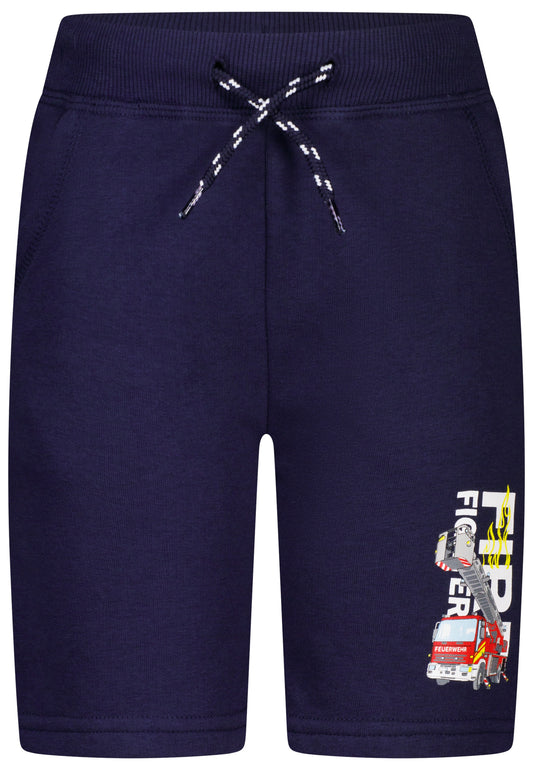 Salt and Pepper Sweatshorts Feuerwehr true navy - Musterteil