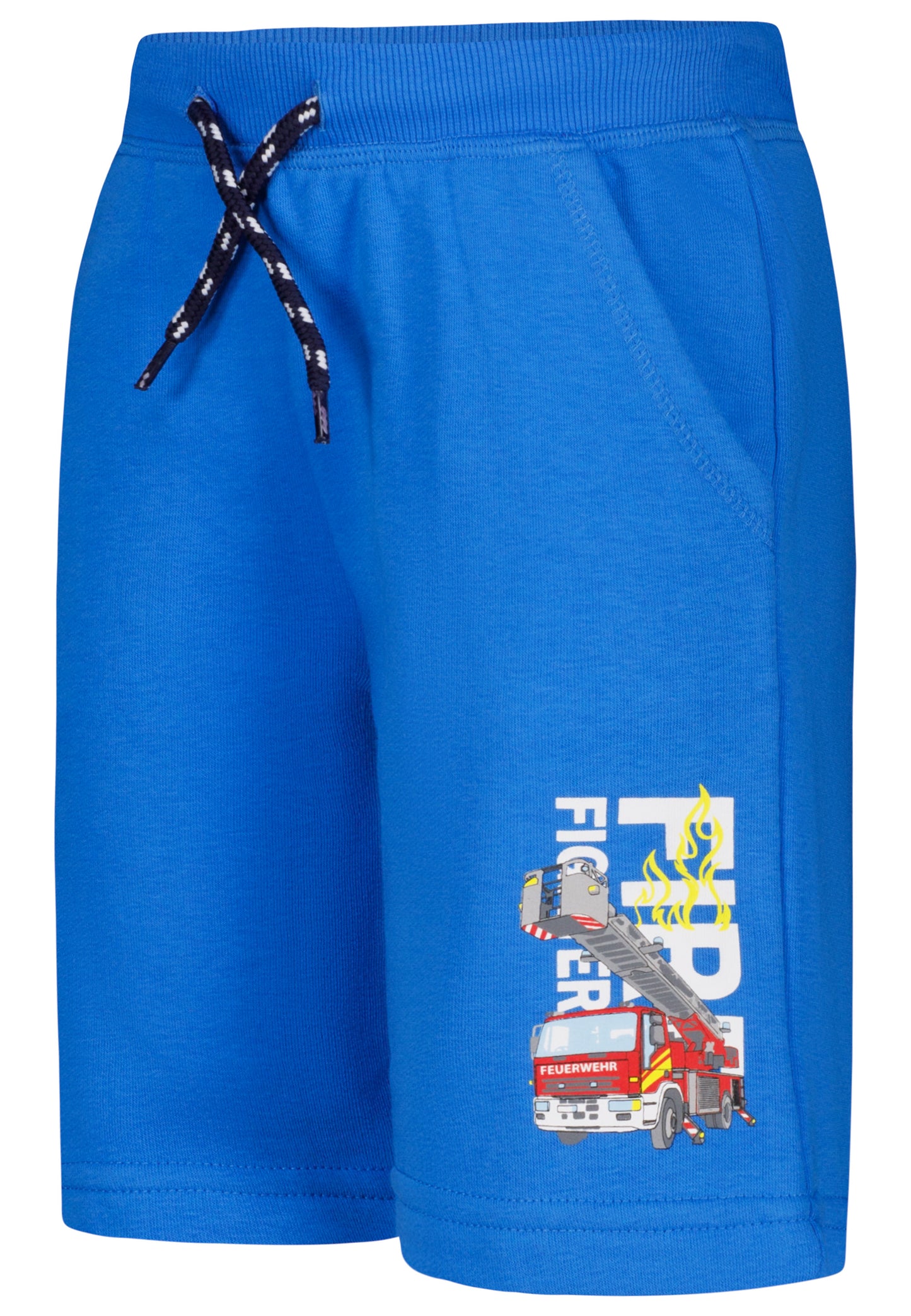 Salt and Pepper Sweatshorts Feuerwehr union blue - Musterteil