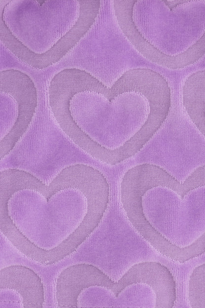 Salt and Pepper Sweatshorts Herzen pure lilac - Musterteil