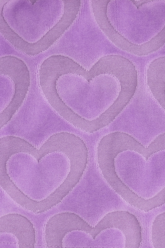 Salt and Pepper Sweatshorts Herzen pure lilac - Musterteil