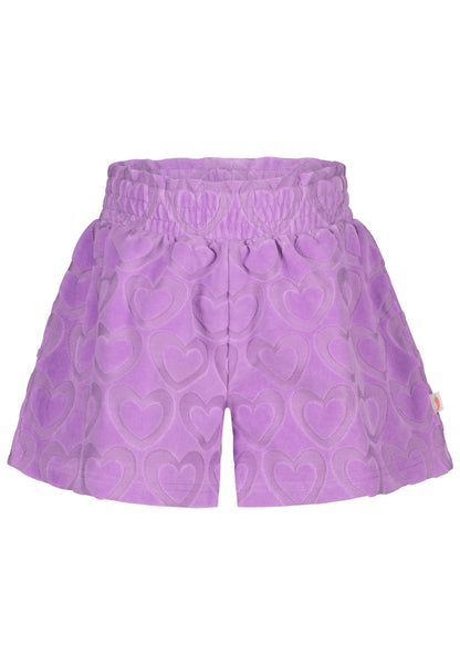 Salt and Pepper Sweatshorts Herzen pure lilac - Musterteil