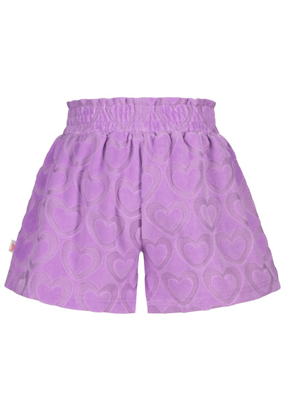 Salt and Pepper Sweatshorts Herzen pure lilac - Musterteil